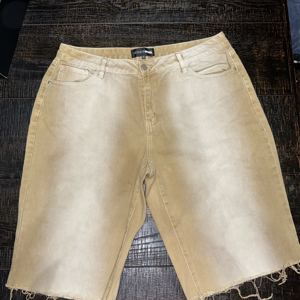 Jack & Jones Beige Casual Shorts